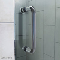 Thumbnail for DreamLine Flex 32-36 in. W x 72 in. H Semi-Frameless Pivot Shower Door - BNGBath