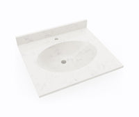 Thumbnail for CH1B2225 Chesapeake 22 x 25 Single Bowl Vanity Top in Carrara