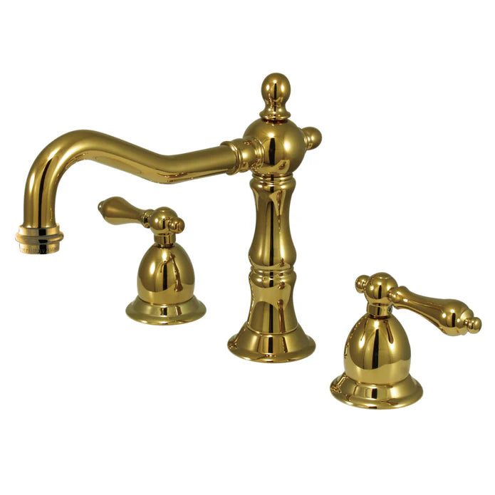 Kingston Brass KS1977AL 8 in. Widespread Bathroom Faucet, Brushed Brass