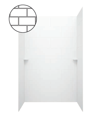 Swanstone Traditional Subway Tile Wall Kit - BNGBath