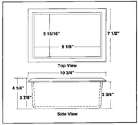 Thumbnail for 4.125-In D X 7.5-In W X 10.75-In H Solid Surface Soap Dish By Swan