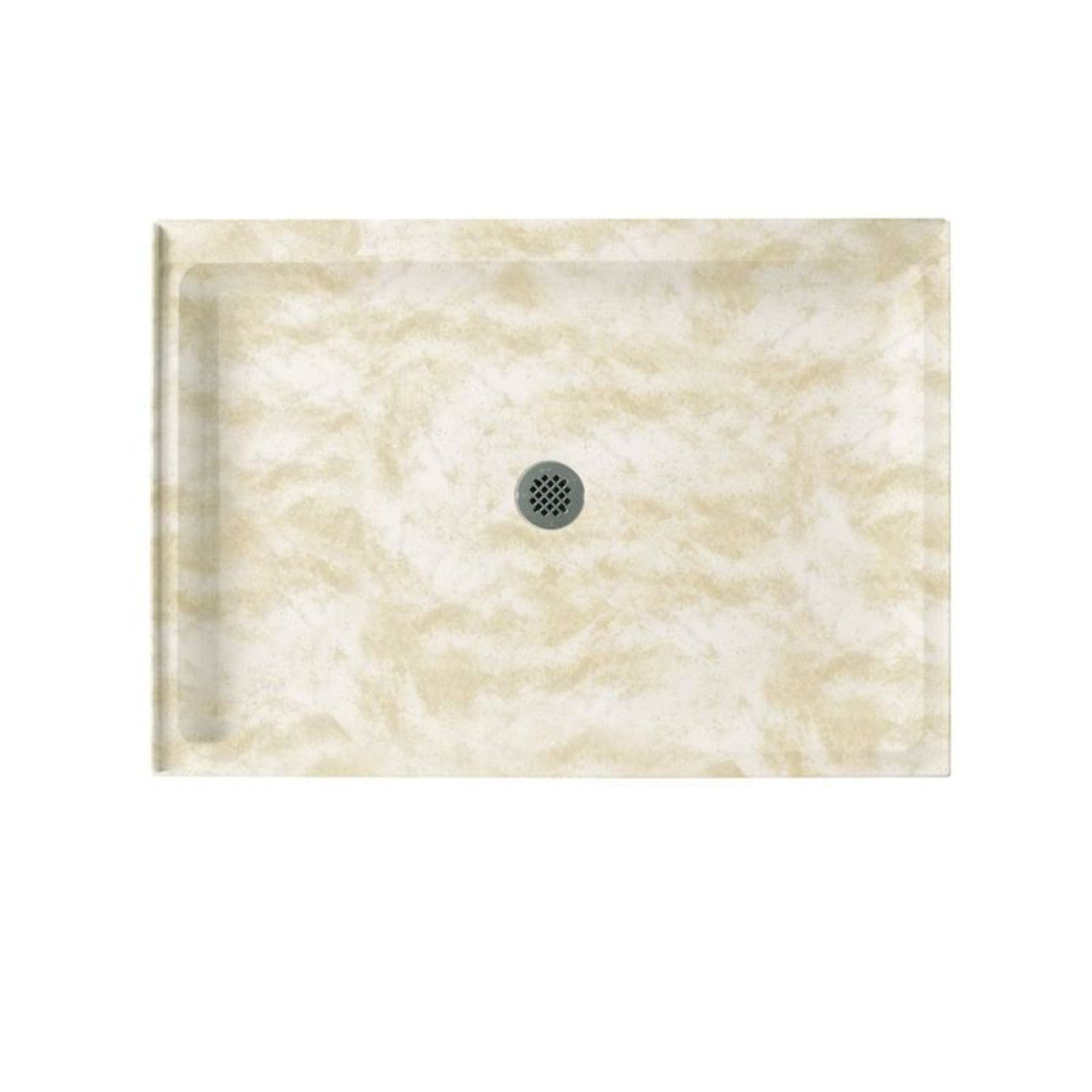 Swanstone Solid Surface 34 X 48 Shower Base with Center Drain - BNGBath