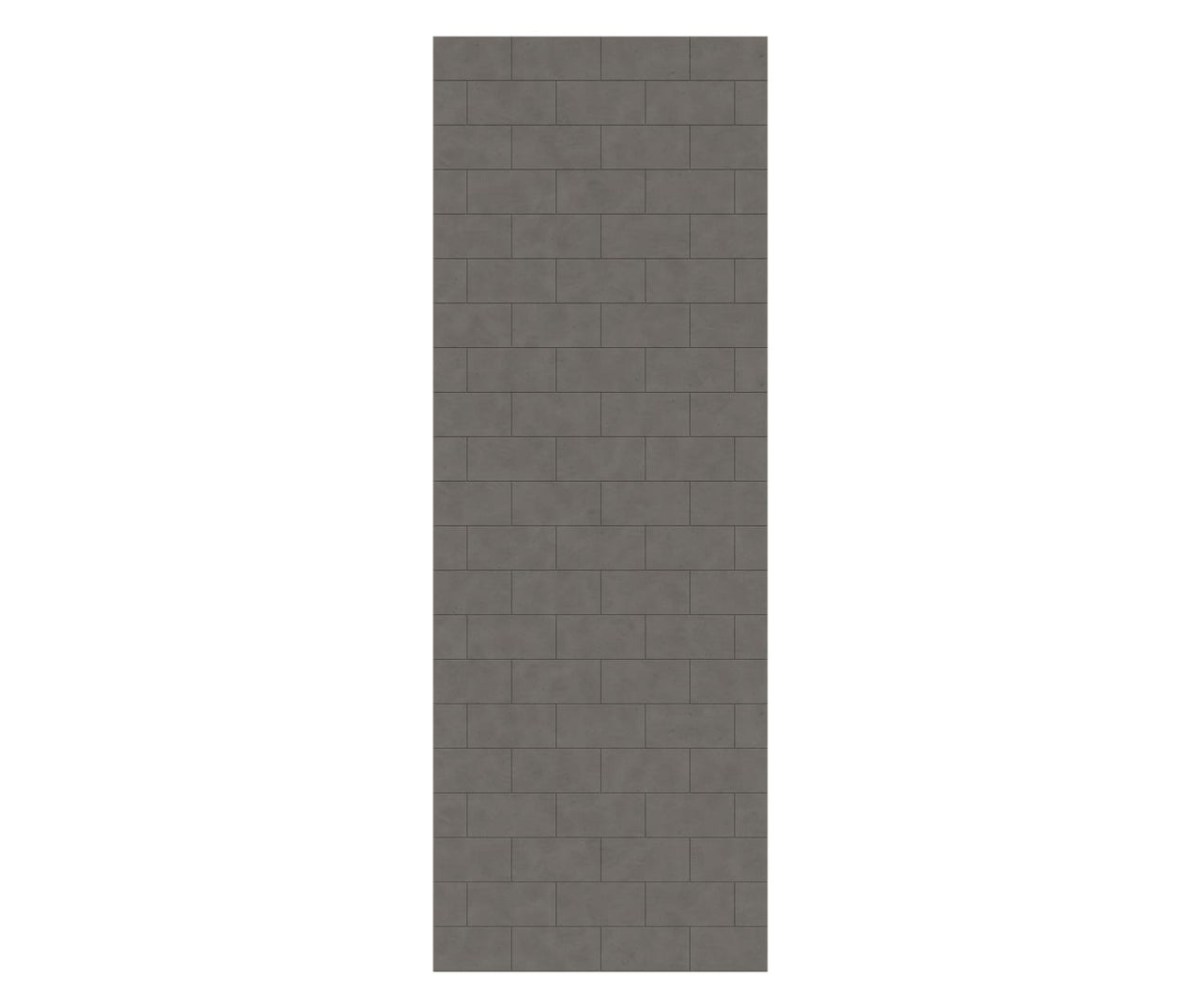 MTMK-8430-1 30 x 84 Swanstone Metro Subway Tile Glue up Bathtub and Shower Single Wall Panel  - BNGBath