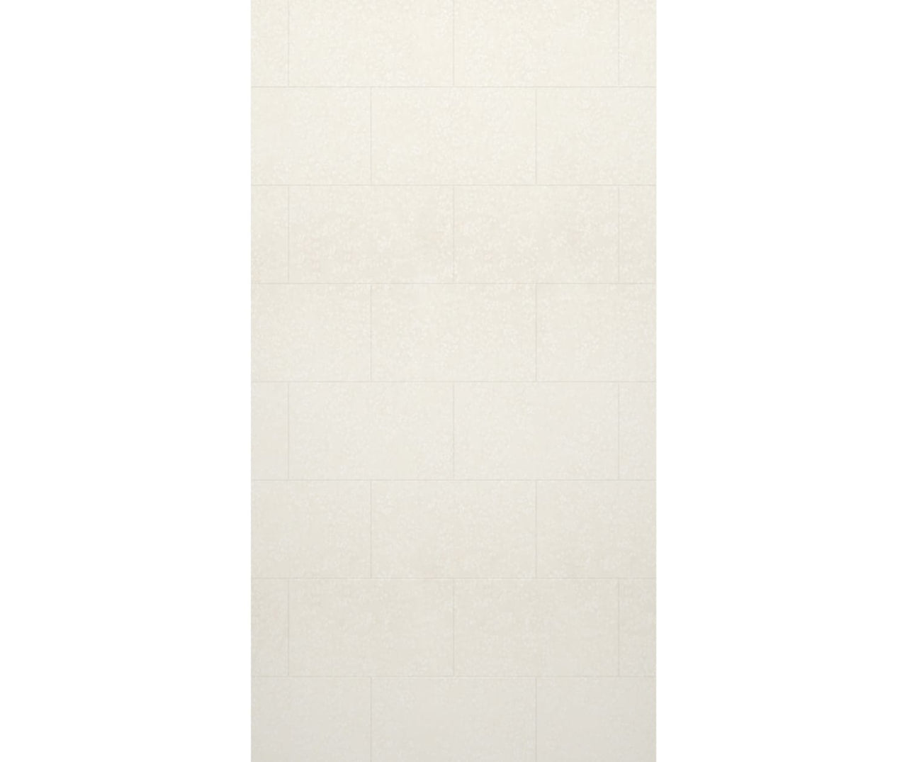 TSMK-9638-1 38 x 96 Swanstone Traditional Subway Tile Glue up Bathtub and Shower Single Wall Panel  - BNGBath