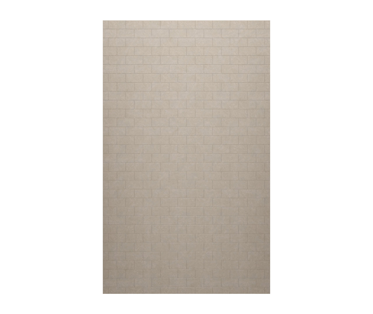 Swanstone 62-in x 96-in Shower Wall Panel 3" X 6" Subway Tile - BNGBath