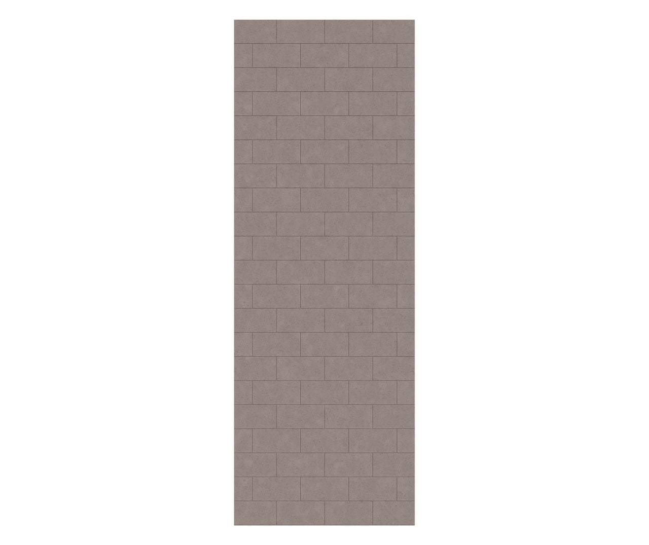 MTMK-8432-1 32 x 84 Swanstone Metro Subway Tile Glue up Bathtub and Shower Single Wall Panel  - BNGBath