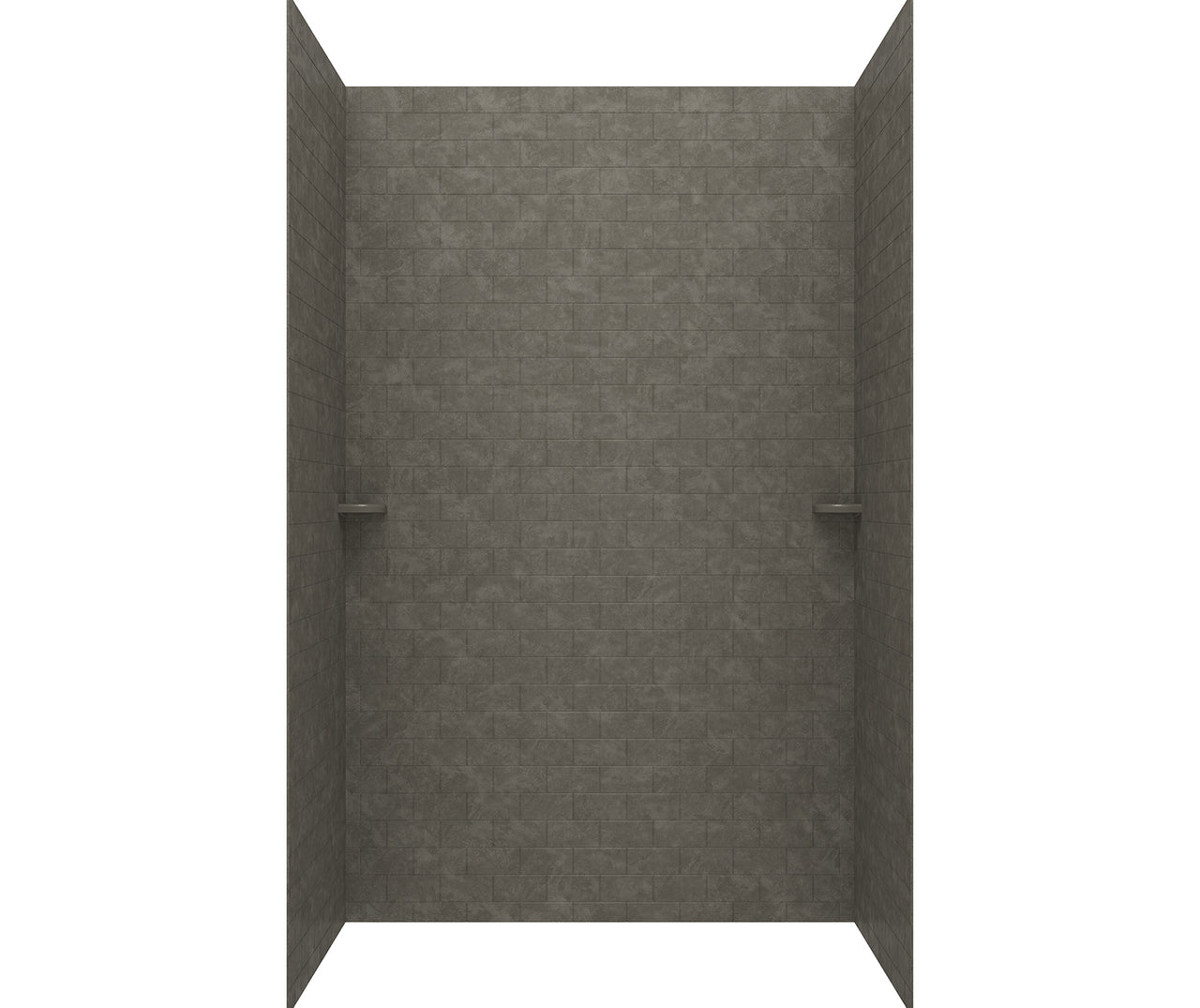 36" x 36" x 72" Swanstone 3x6 Subway Tile Shower Wall Kit - BNGBath