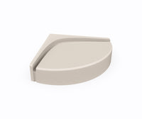 Thumbnail for CS-1616 Corner Shower Seat in Tahiti White