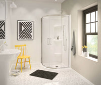 Thumbnail for Radia Neo-round Sliding Shower Door 36 x 36 x 71 ½ in. 6 mm Corner Shower door - BNGBath