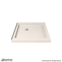 Thumbnail for DreamLine SlimLine 32 in. D x 32 in. W x 2 3/4 in. H Double Threshold Shower Base - BNGBath