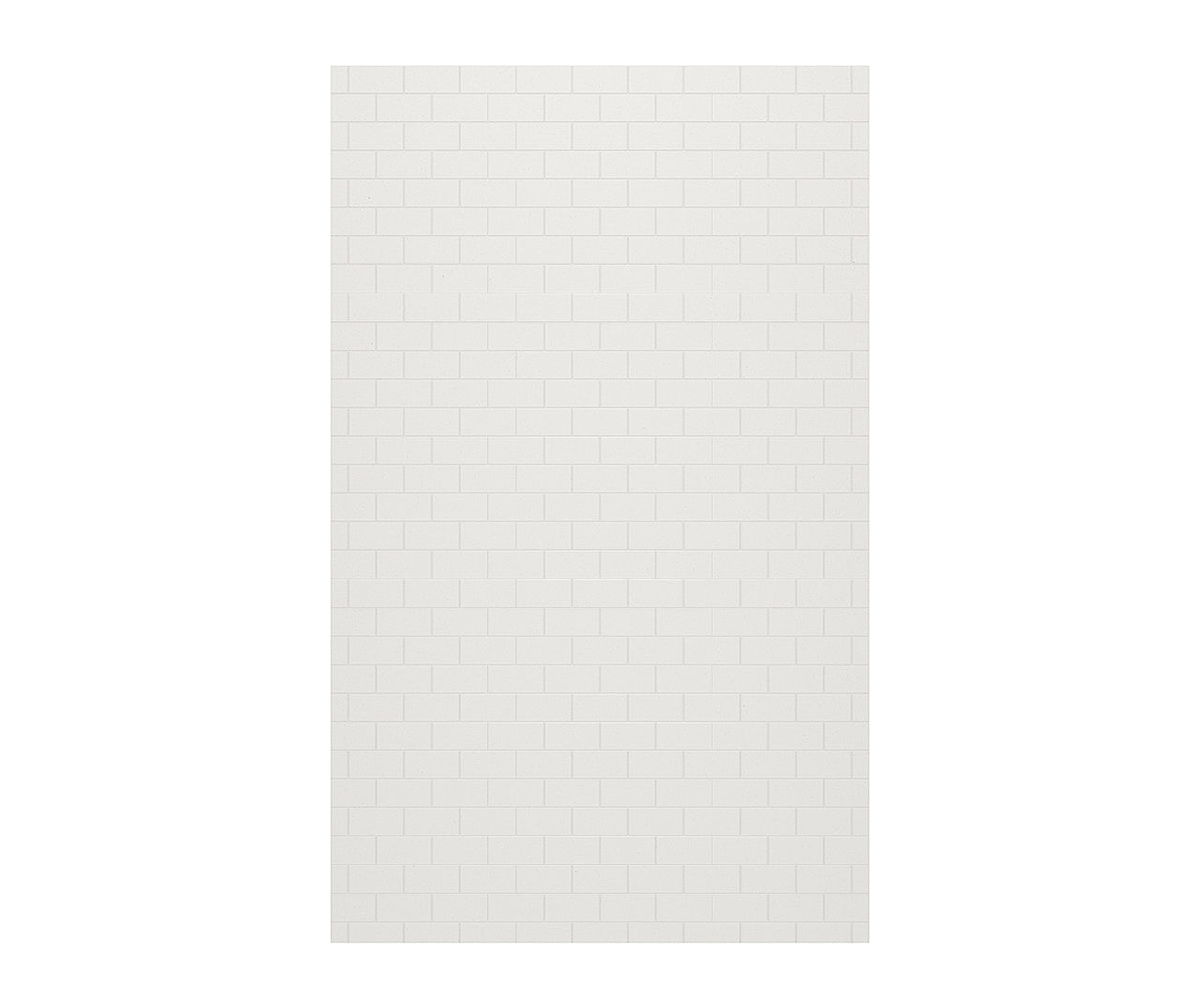 Swanstone 62-in x 96-in Shower Wall Panel 3" X 6" Subway Tile - BNGBath