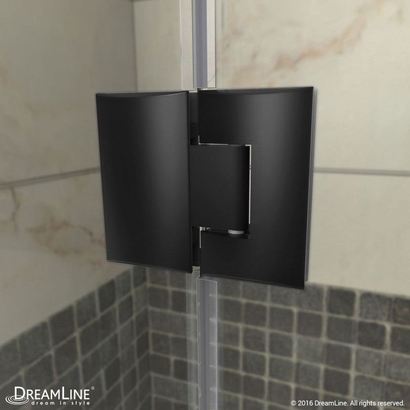 DreamLine Unidoor-X 53-53 1/2 in. W x 72 in. H Frameless Hinged Shower Door - BNGBath