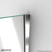 Thumbnail for DreamLine Unidoor-X 53-53 1/2 in. W x 72 in. H Frameless Hinged Shower Door - BNGBath