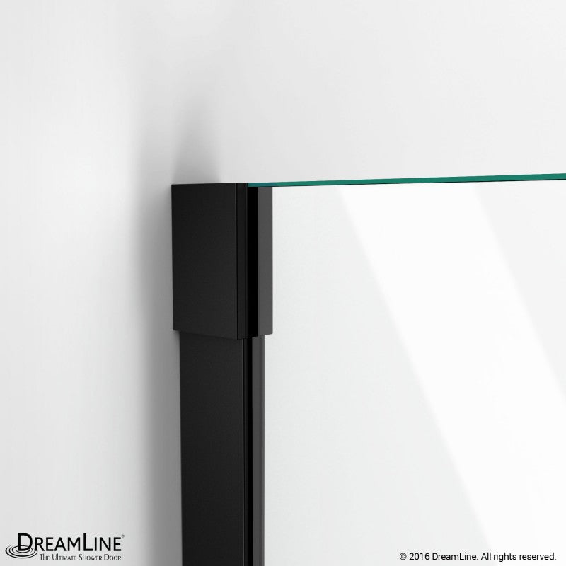 DreamLine Unidoor-X 53-53 1/2 in. W x 72 in. H Frameless Hinged Shower Door - BNGBath