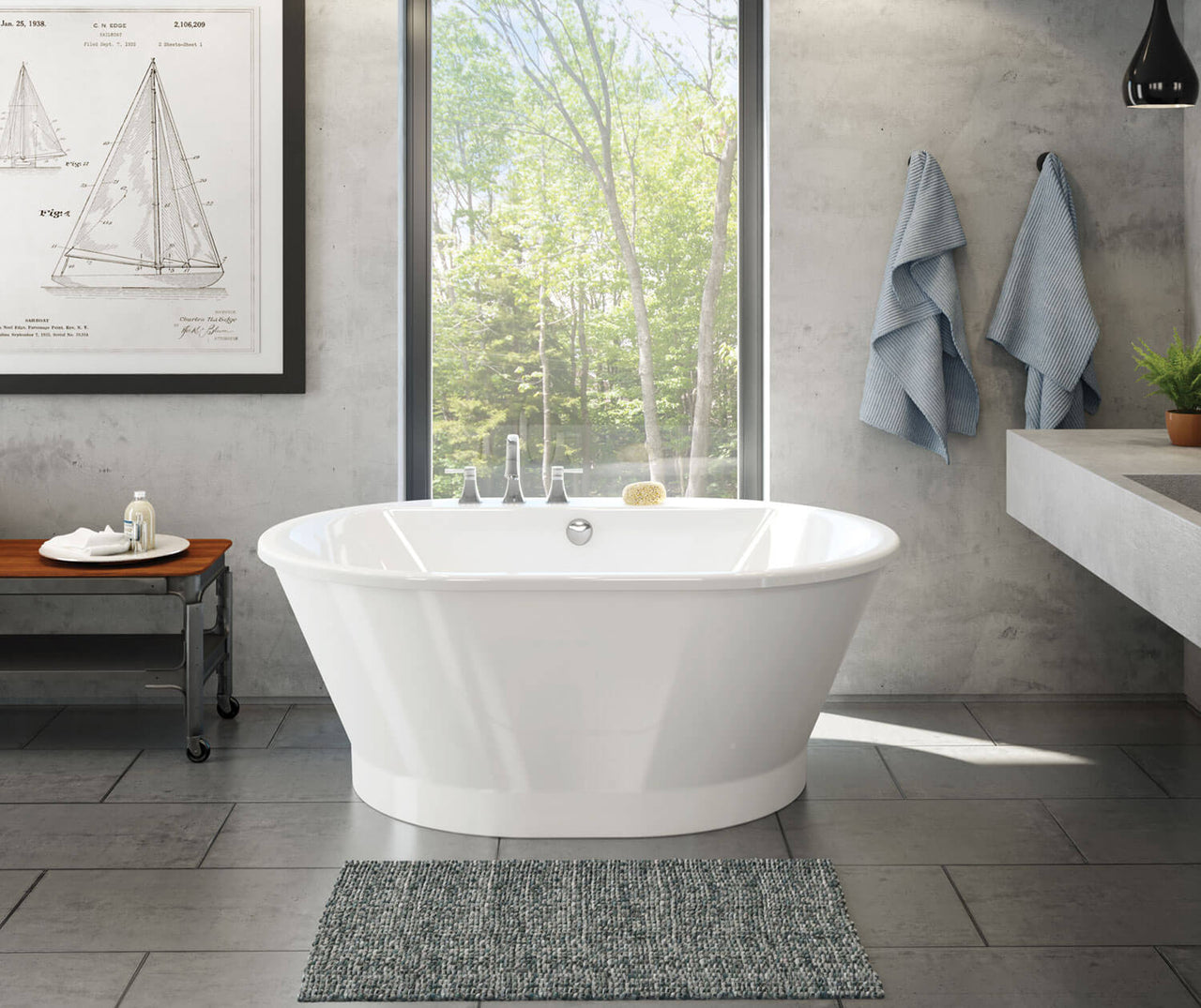 Brioso 6042 AcrylX™ Freestanding Bathtub - BNGBath