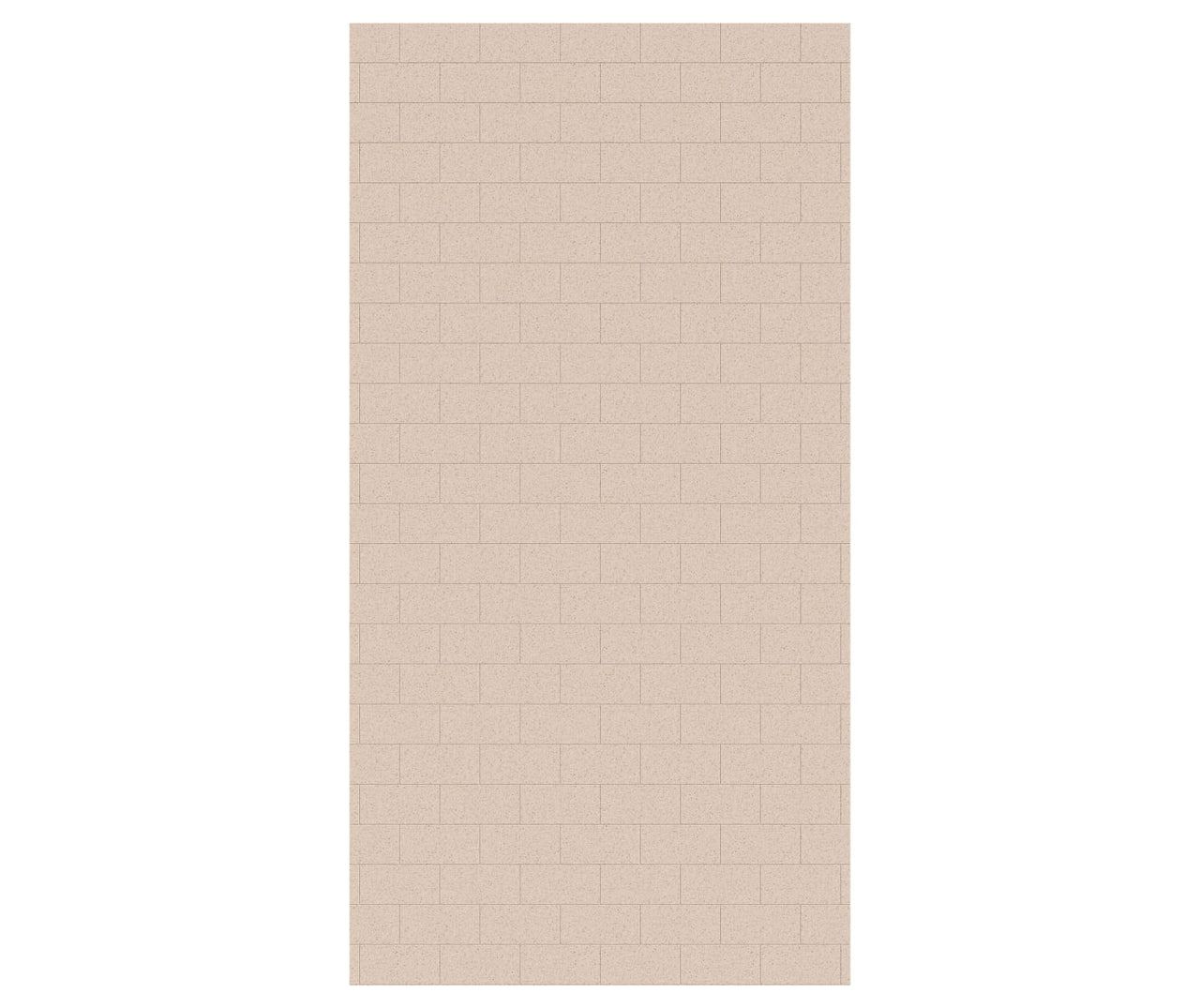 MTMK-9642-1 42 x 96 Swanstone Metro Subway Tile Glue up Bathtub and Shower Single Wall Panel  - BNGBath