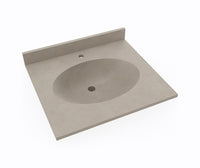 Thumbnail for CH1B2225 Chesapeake 22 x 25 Single Bowl Vanity Top in Limestone