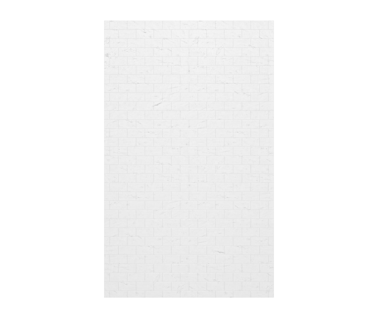 Swanstone 36-in x 96-in Shower Wall Panel 3" X 6" Subway Tile - BNGBath