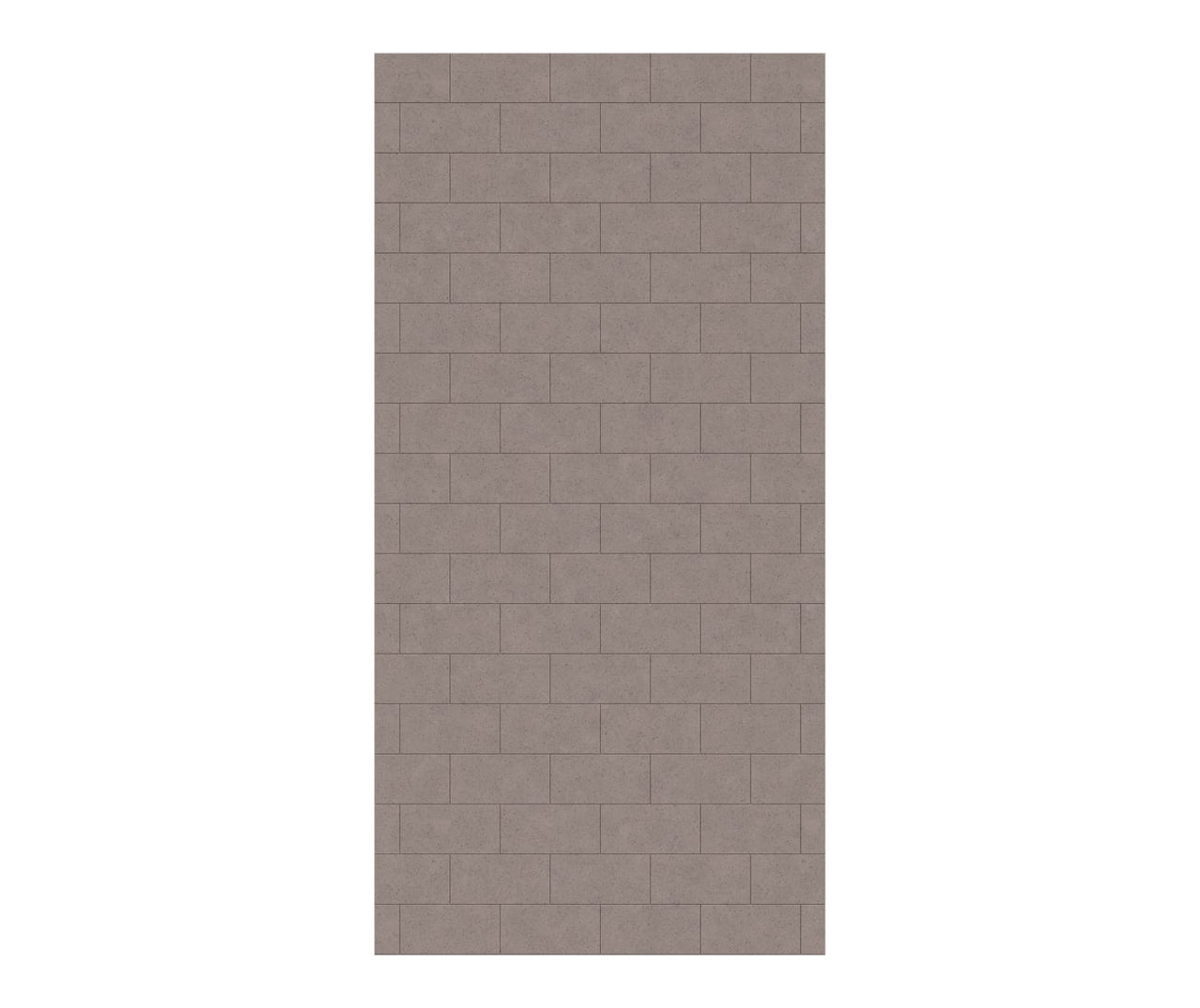 MTMK-7234-1 34 x 72 Swanstone Metro Subway Tile Glue up Bathtub and Shower Single Wall Panel  - BNGBath