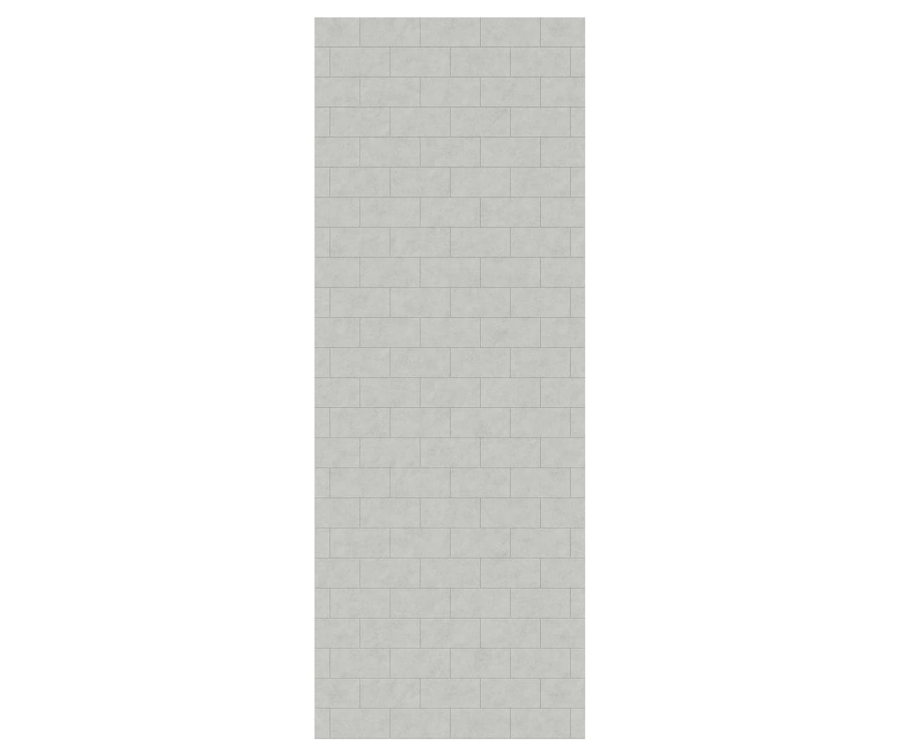 MTMK-9638-1 38 x 96 Swanstone Metro Subway Tile Glue up Bathtub and Shower Single Wall Panel  - BNGBath