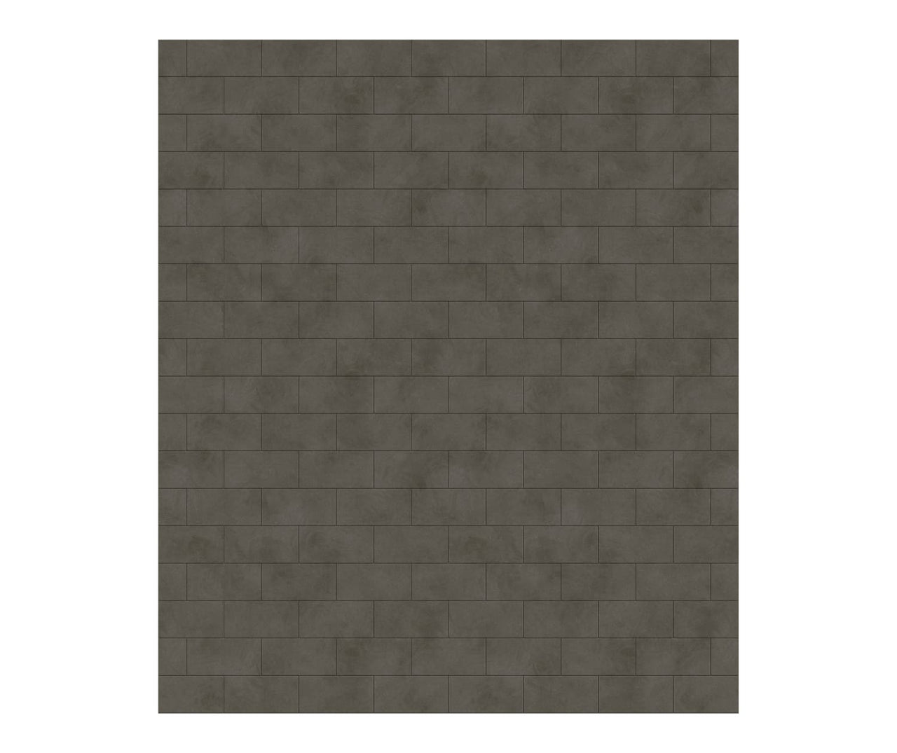 MTMK-7262-1 62 x 72 Swanstone Metro Subway Tile Glue up Bathtub and Shower Single Wall Panel  - BNGBath