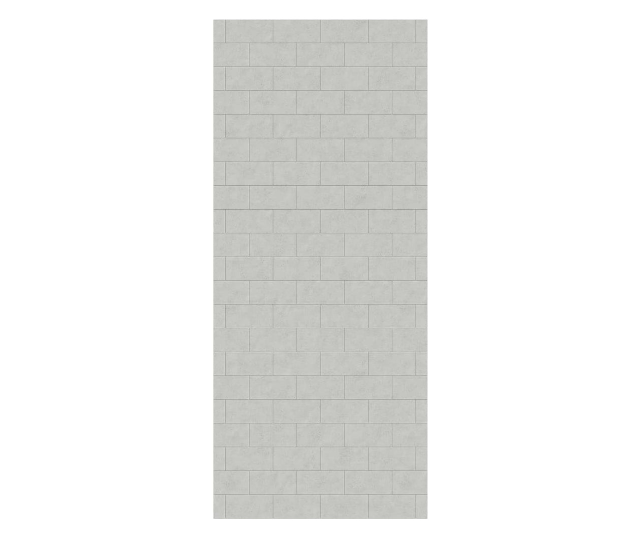 MTMK-8442-1 42 x 84 Swanstone Metro Subway Tile Glue up Bathtub and Shower Single Wall Panel  - BNGBath