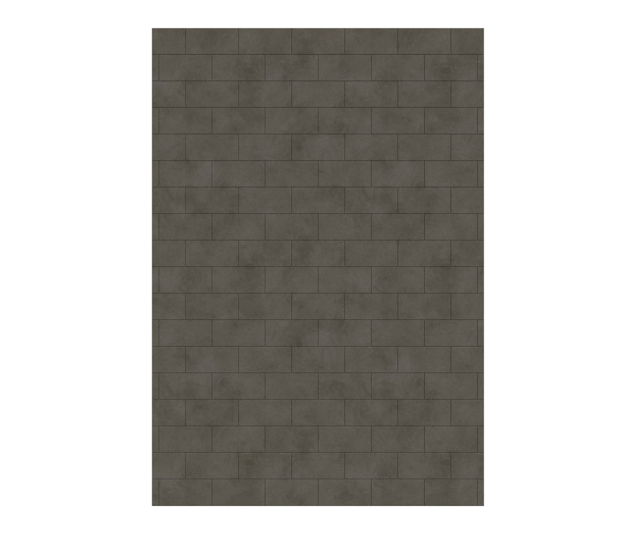 MTMK-7250-1 50 x 72 Swanstone Metro Subway Tile Glue up Bathtub and Shower Single Wall Panel  - BNGBath