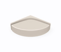 Thumbnail for CS-1616 Corner Shower Seat in Tahiti White