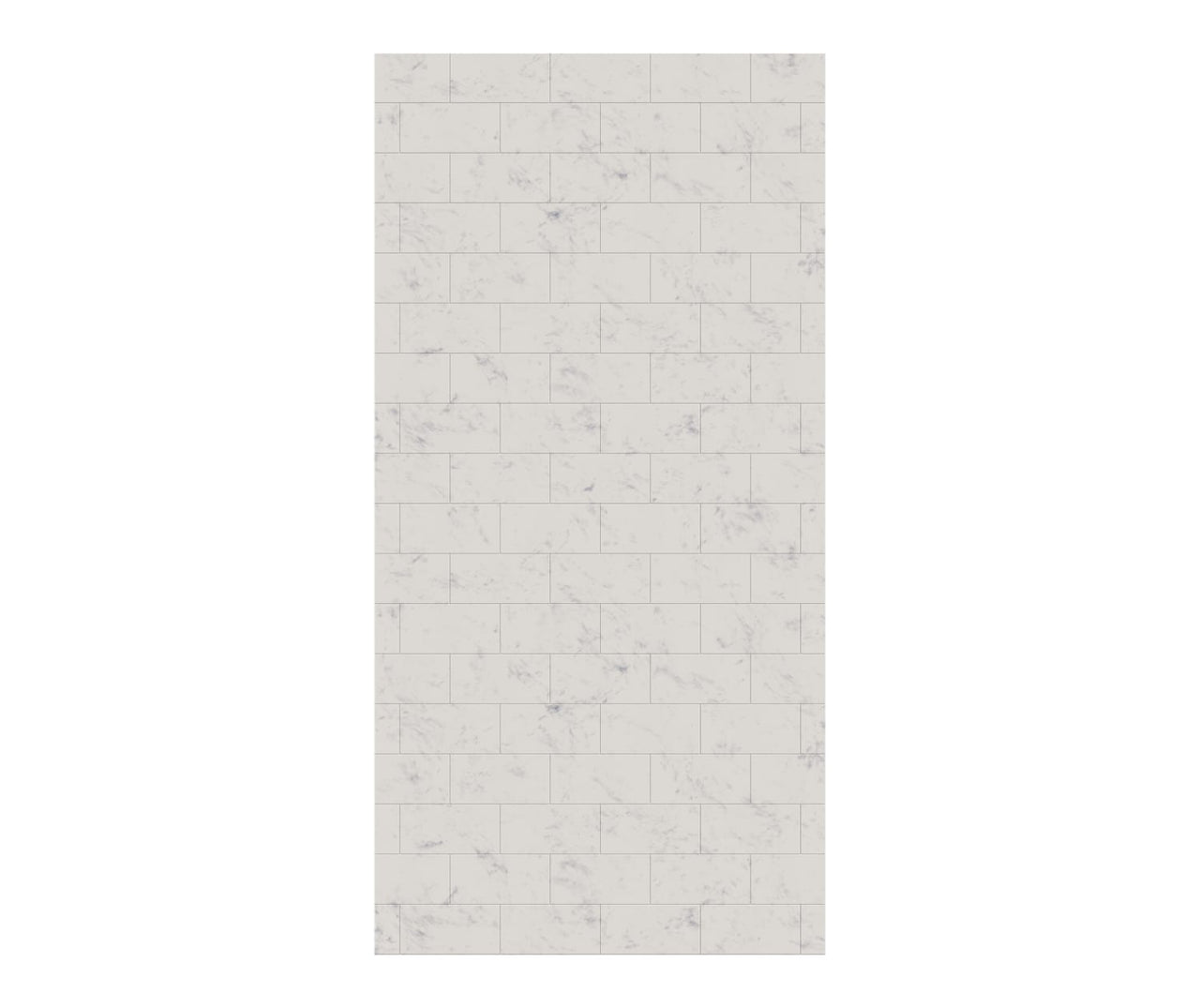 MTMK-7234-1 34 x 72 Swanstone Metro Subway Tile Glue up Bathtub and Shower Single Wall Panel  - BNGBath