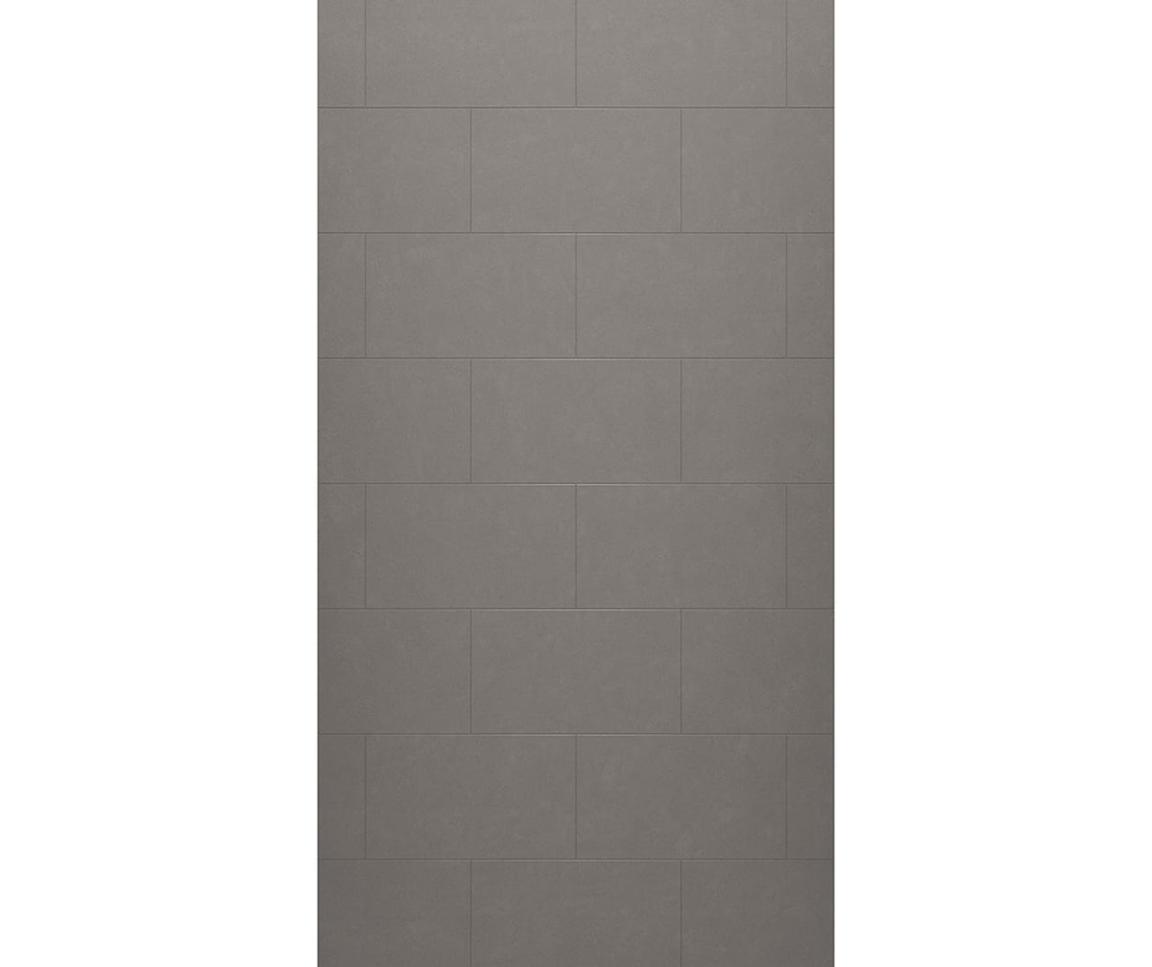 TSMK-9638-1 38 x 96 Swanstone Traditional Subway Tile Glue up Bathtub and Shower Single Wall Panel  - BNGBath