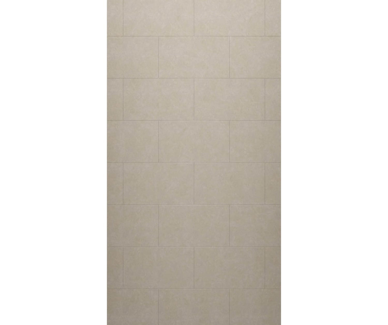 TSMK-7242-1 42 x 72 Swanstone Traditional Subway Tile Glue up Bathtub and Shower Single Wall Panel  - BNGBath