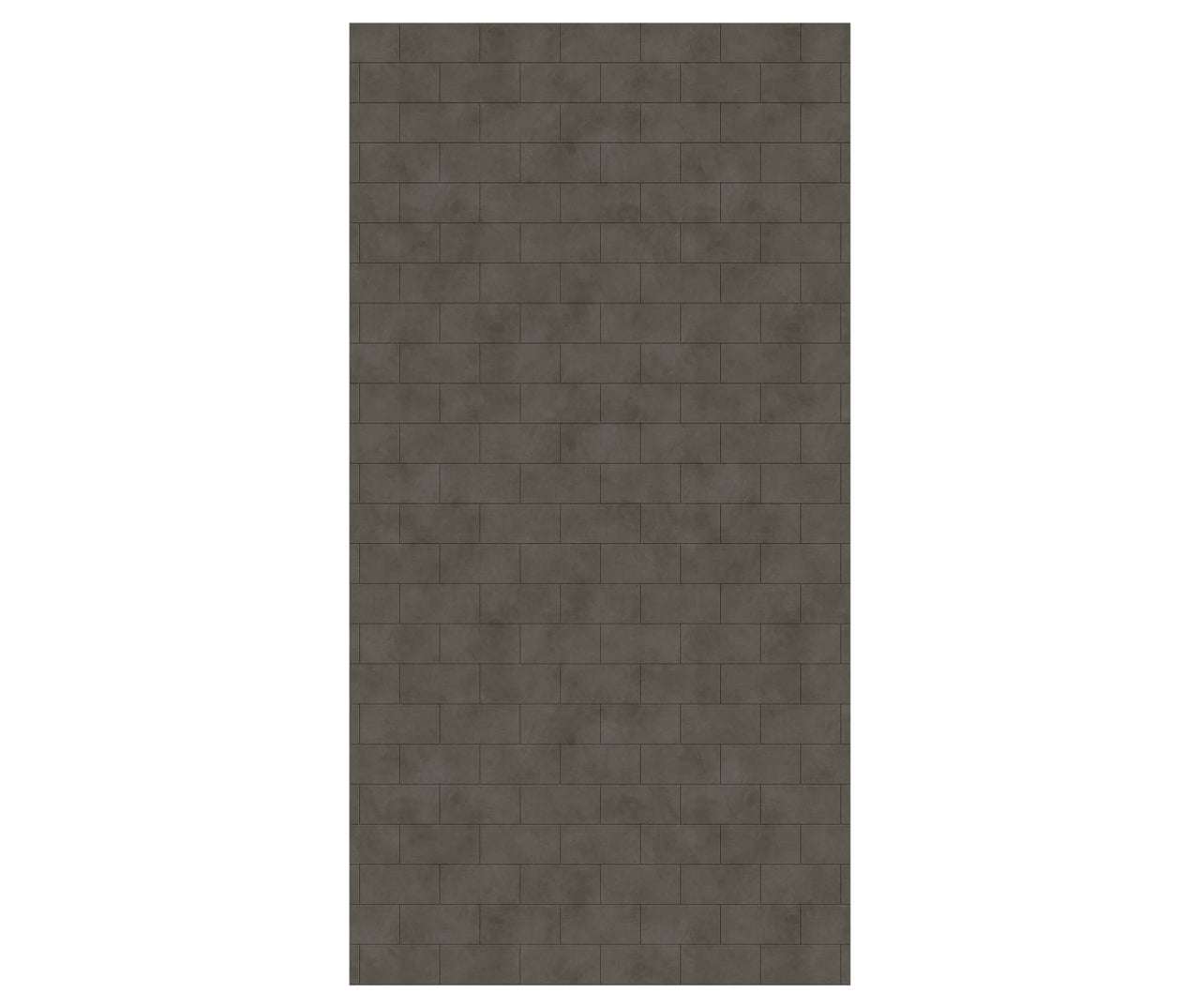 MTMK-9642-1 42 x 96 Swanstone Metro Subway Tile Glue up Bathtub and Shower Single Wall Panel  - BNGBath