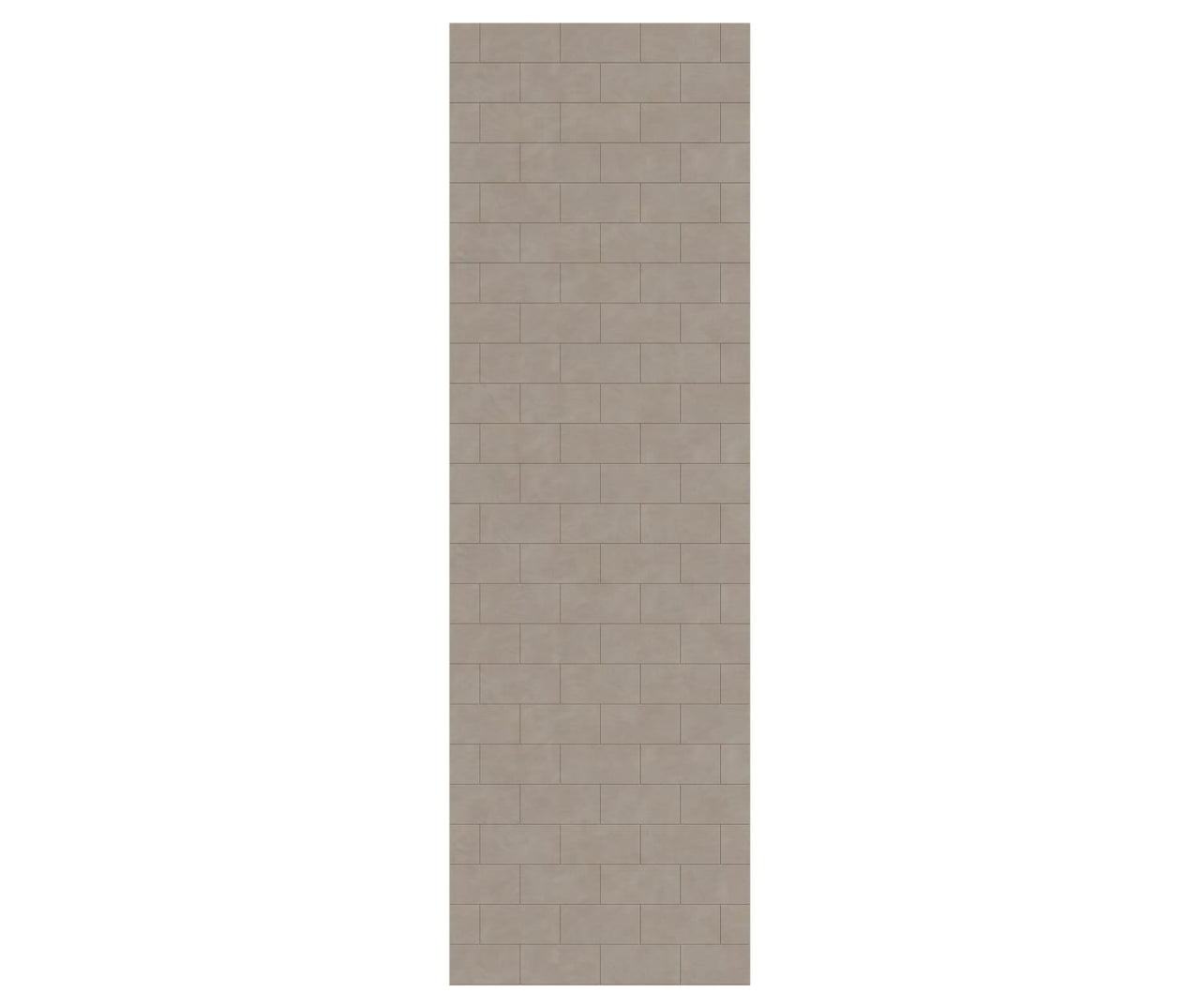 MTMK-9632-1 32 x 96 Swanstone Metro Subway Tile Glue up Bathtub and Shower Single Wall Panel  - BNGBath