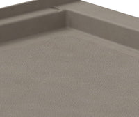 Thumbnail for SS-3248 32 x 48 Swanstone Alcove Shower Pan with Center Drain Limestone