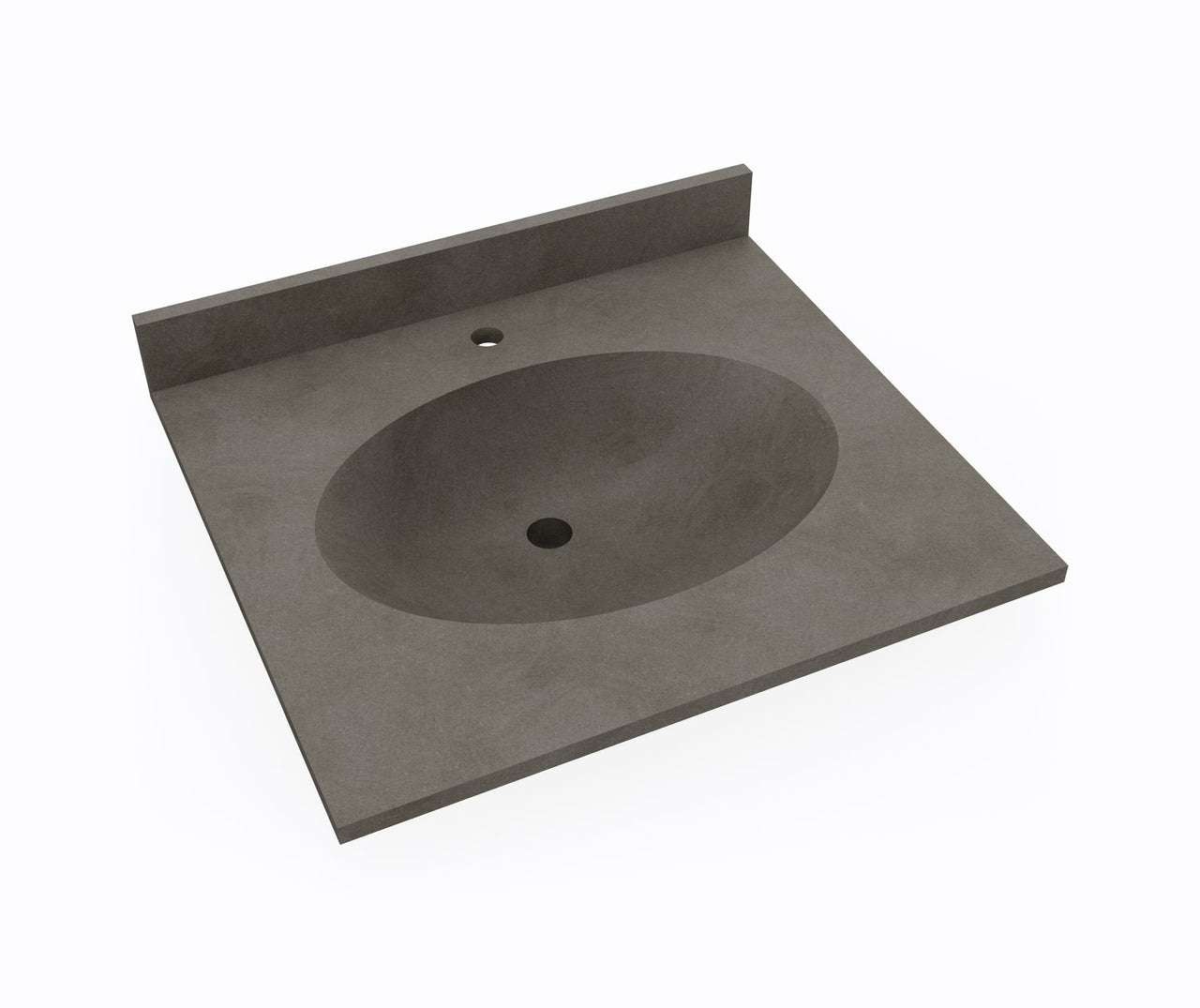 CH1B2225 Chesapeake 22 x 25 Single Bowl Vanity Top in Charcoal Gray