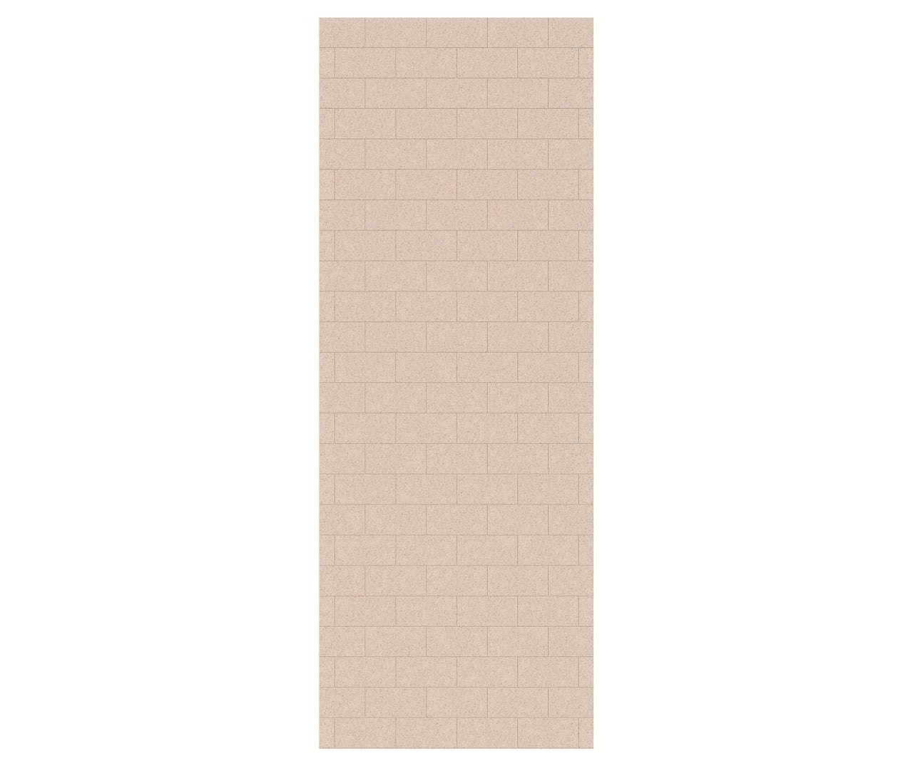 MTMK-9634-1 34 x 96 Swanstone Metro Subway Tile Glue up Bathtub and Shower Single Wall Panel  - BNGBath