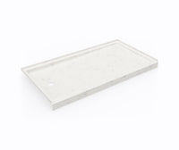 Thumbnail for Swan Solid Surface 60-In X 32-In Shower Base With Right Drain - BNGBath