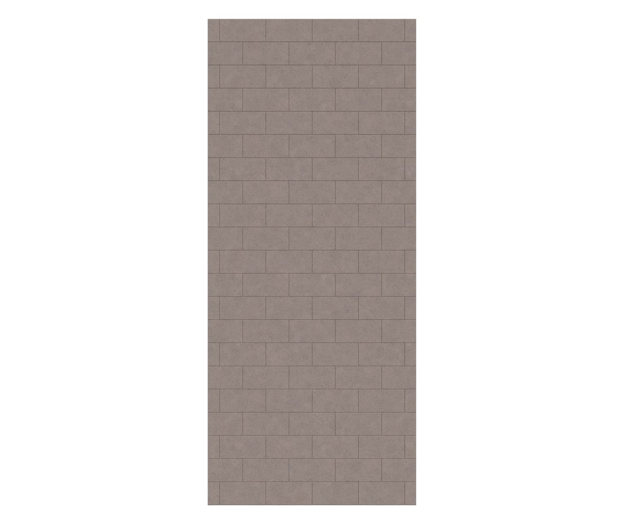 MTMK-8434-1 34 x 84 Swanstone Metro Subway Tile Glue up Bathtub and Shower Single Wall Panel  - BNGBath