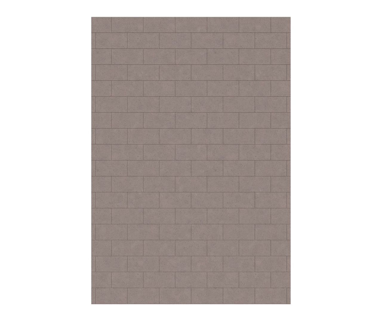 MTMK-7250-1 50 x 72 Swanstone Metro Subway Tile Glue up Bathtub and Shower Single Wall Panel  - BNGBath