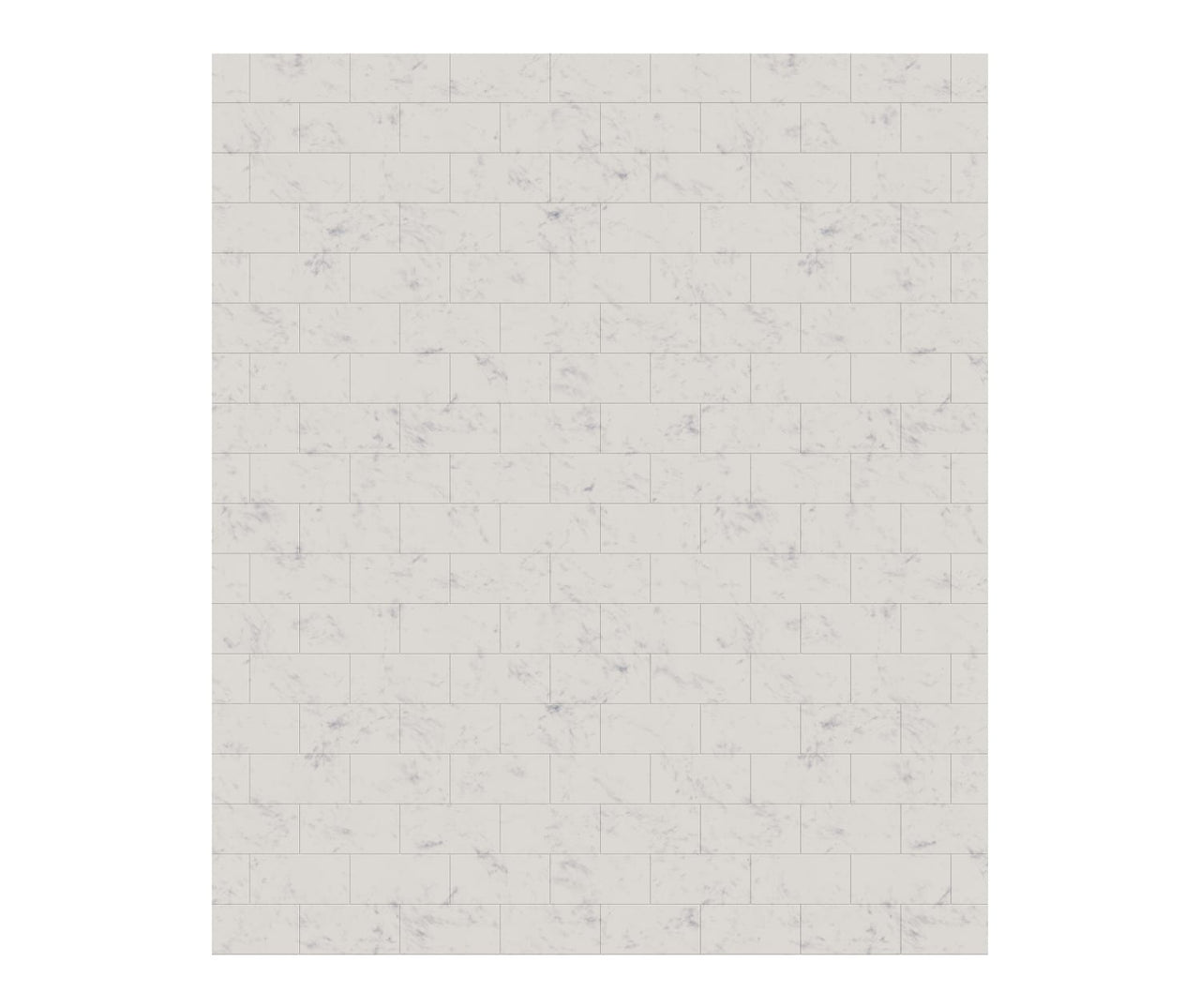 MTMK-7262-1 62 x 72 Swanstone Metro Subway Tile Glue up Bathtub and Shower Single Wall Panel  - BNGBath