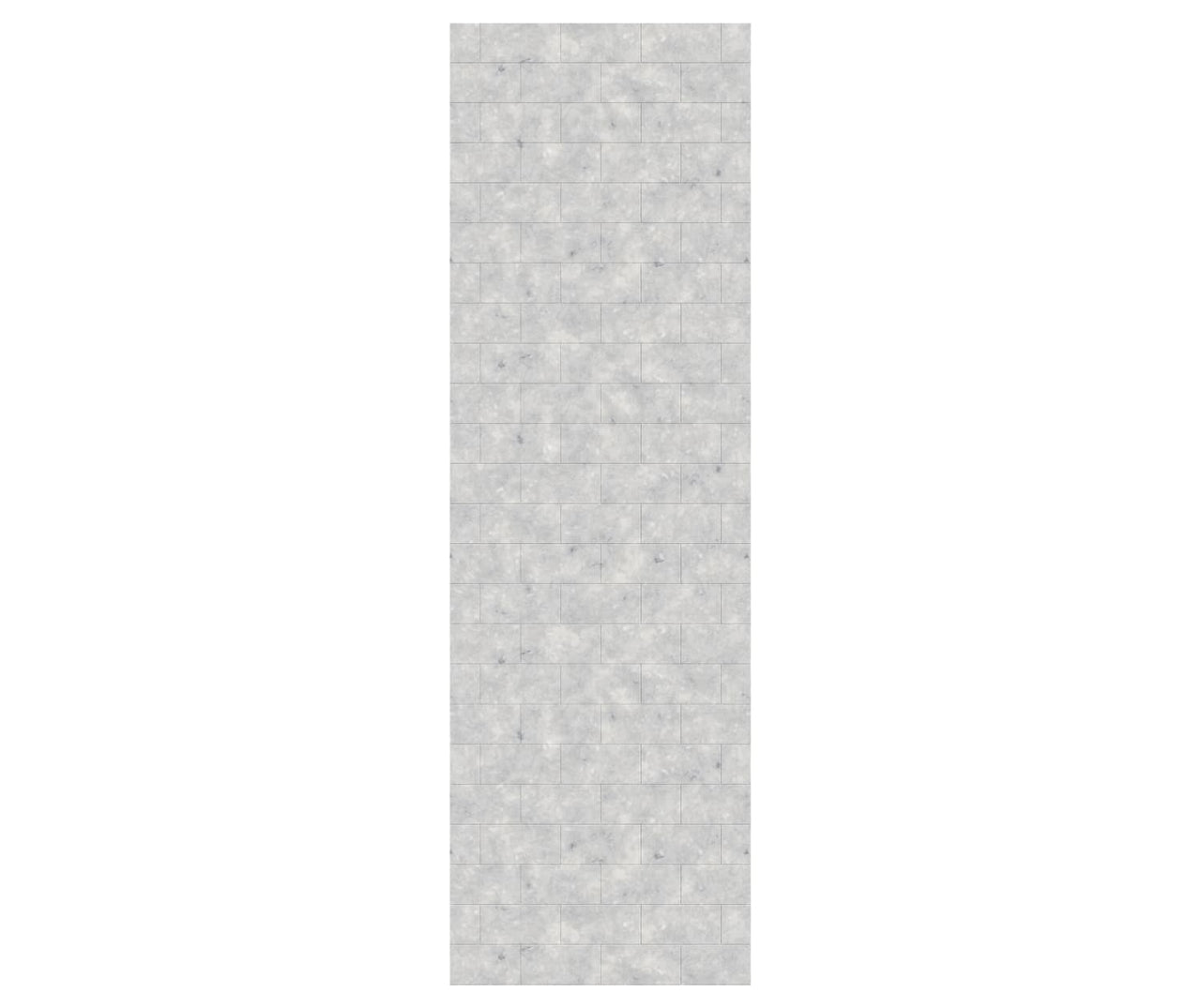 MTMK-9632-1 32 x 96 Swanstone Metro Subway Tile Glue up Bathtub and Shower Single Wall Panel  - BNGBath