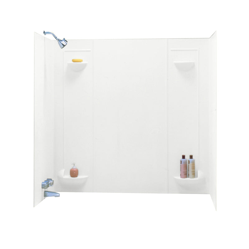 30-In D X 60-In W X 57-In H Veritek Bathtub Wall Kit By Swan - BNGBath