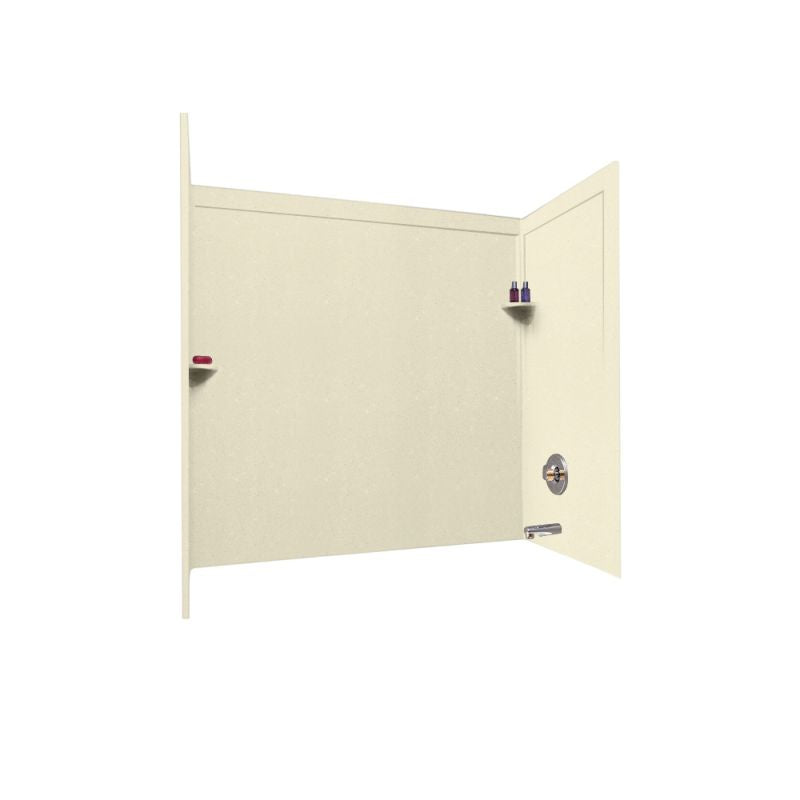 32 x 60 x 60 Swanstone Bathtub Wall Kit With Molded Trim - BNGBath