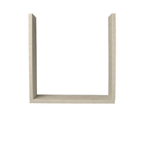 Thumbnail for 10-In D X 36-In W X 36-In H Solid Surface Window Trim Kit - BNGBath