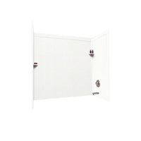 Thumbnail for 32 x 60 x 60 Swanstone Bathtub Wall Kit With Molded Trim - BNGBath