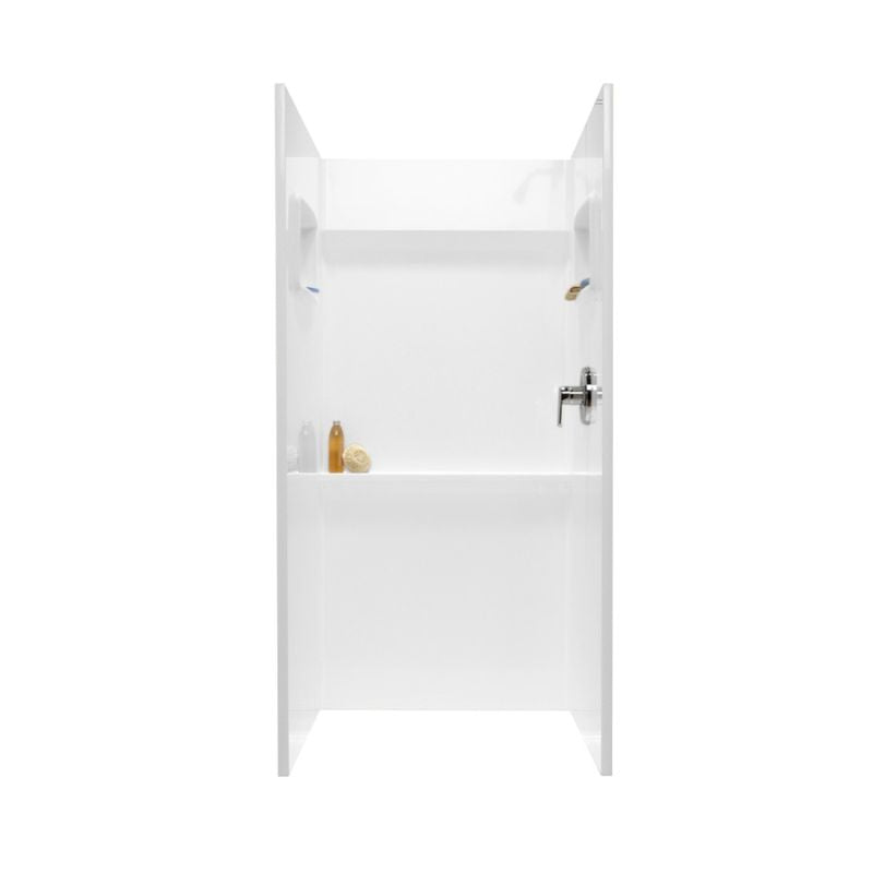 36-In D X 36-In W X 72-In H Veritek Shower Wall Surround - BNGBath