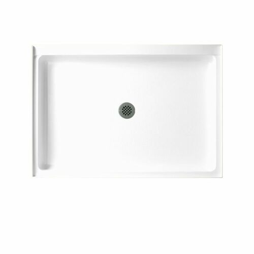 Swanstone Solid Surface 48 x 34 Shower Base with Center Drain - BNGBath