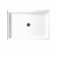 Thumbnail for Swanstone Solid Surface 48 x 34 Shower Base with Center Drain - BNGBath