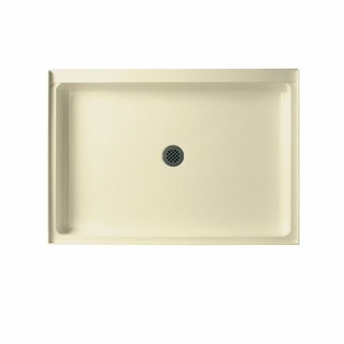 Swanstone Solid Surface 48 x 34 Shower Base with Center Drain - BNGBath