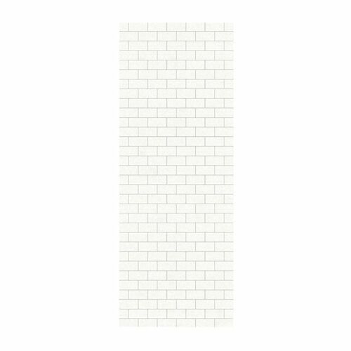 Swanstone 36-in x 96-in Shower Wall Panel 3" X 6" Subway Tile - BNGBath